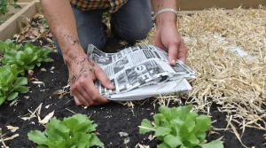 Papier journal au jardin pour un paillage de fortune : bonne idée ou vraie erreur ?